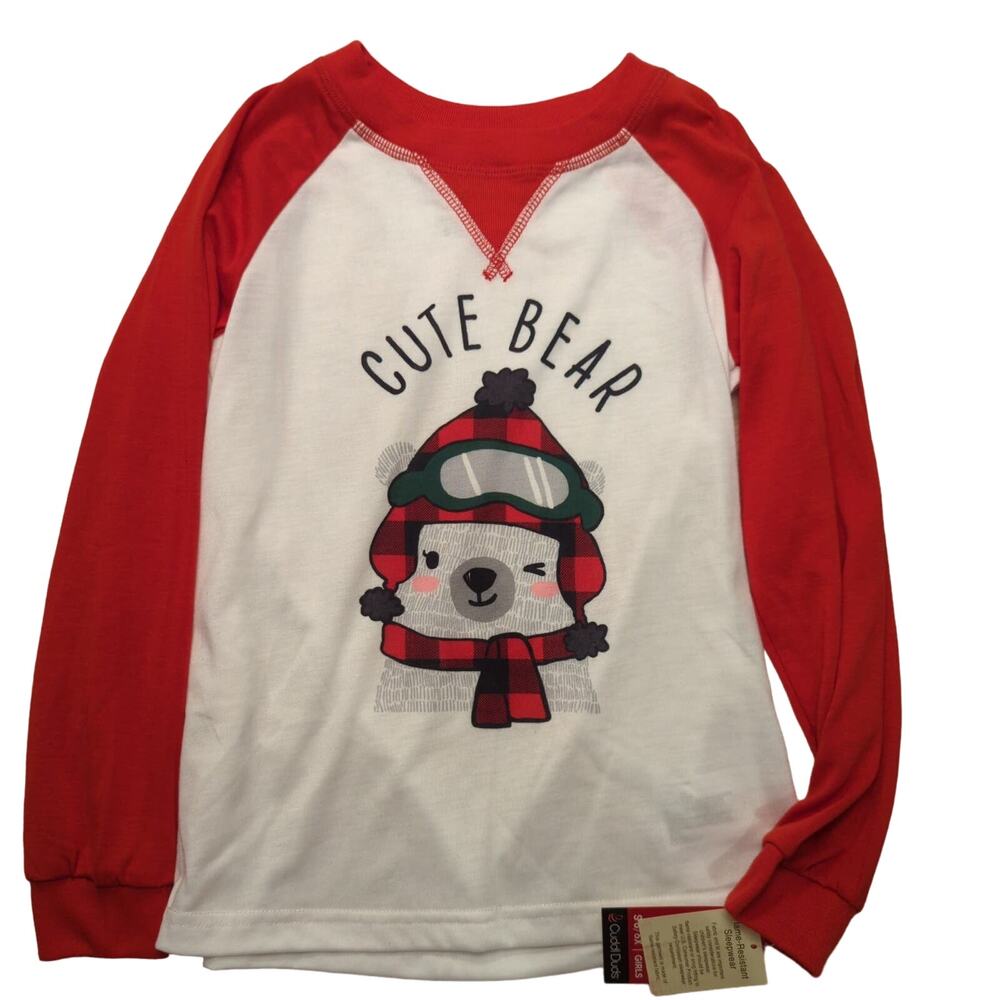 Jammies for Families Cute Bear Top, NWT, M